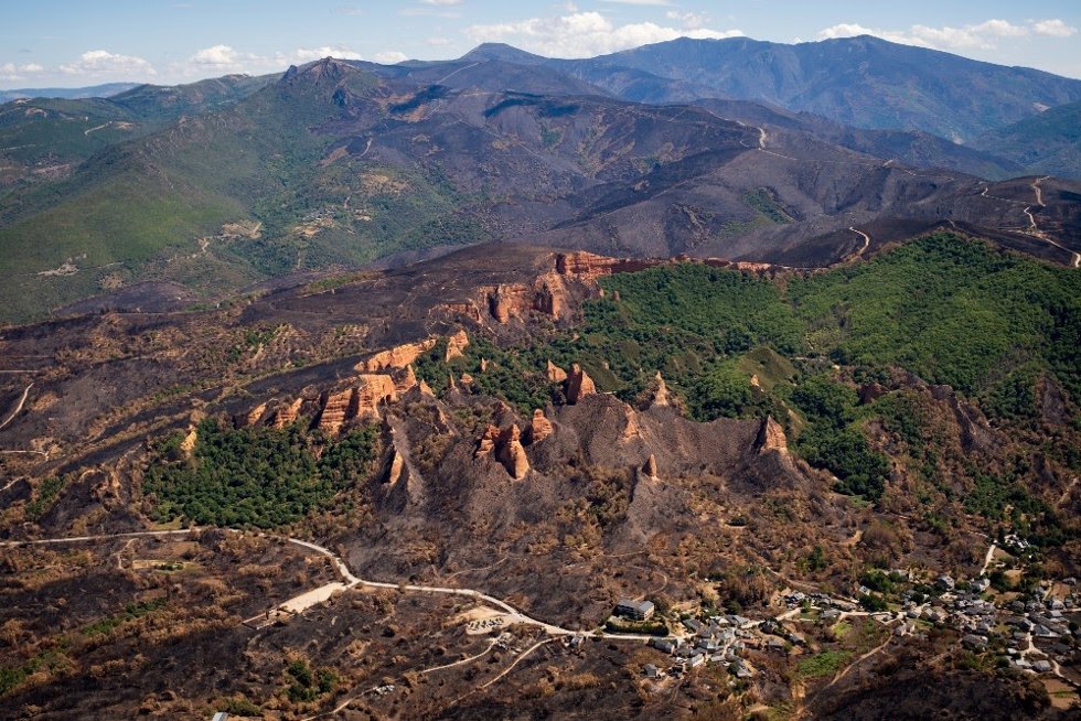 Imagen de los incendios de la ola de agosto.