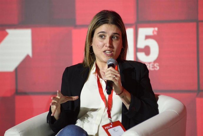 Archivo - La eurodiputada del PSOE Alicia Homs