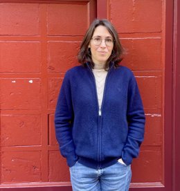 Archivo - La escritora Eva Baltasar, en la presentación de 'Ocàs i fascinació' en 2024