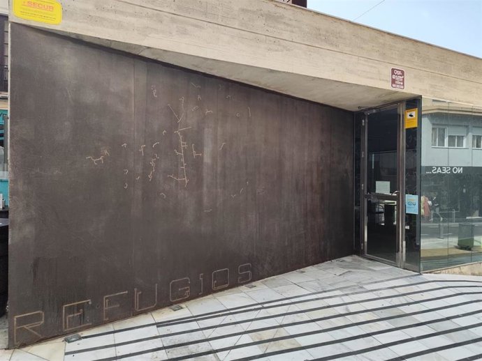 Archivo - Entrada a las galerías de los Refugios de la Guerra Civil de Almería.