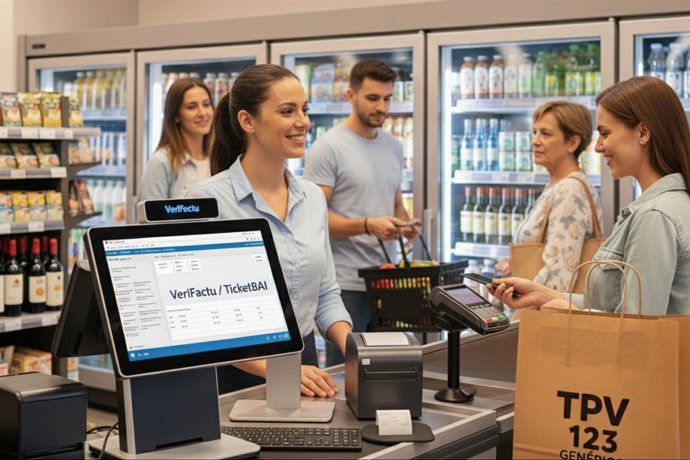 TPV 123 fortalece gestión fiscal y stock; todos los programas homologados para TicketBAI y VeriFactu en España