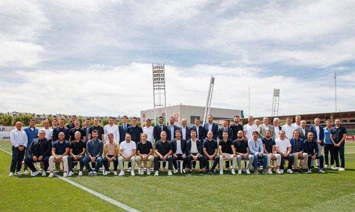 Encuentro anual de entrenadores de Primera y Segunda División en la Ciudad del Fútbol de la RFEF.