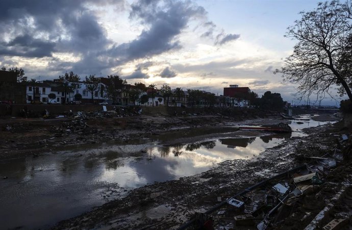 Archivo - Imagen de archivo de los estragos ocasionados por la dana en Picanya (Valencia)