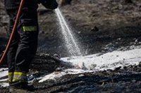 Un incendio de una vaguada en la Cañada Real se salda con dos hectáreas afectadas