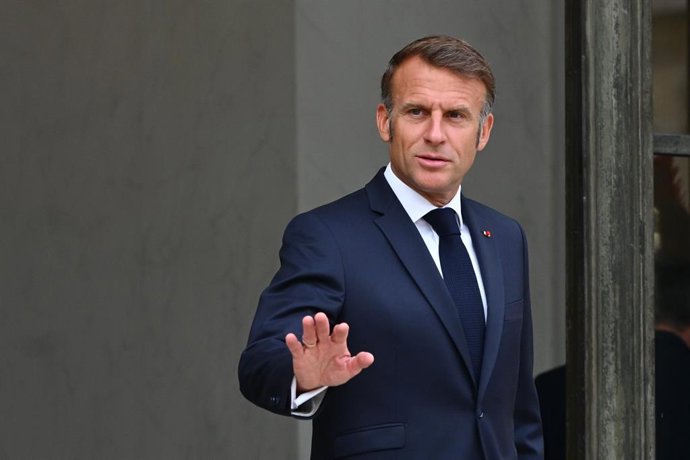 El presidente de Francia, Emmanuel Macron