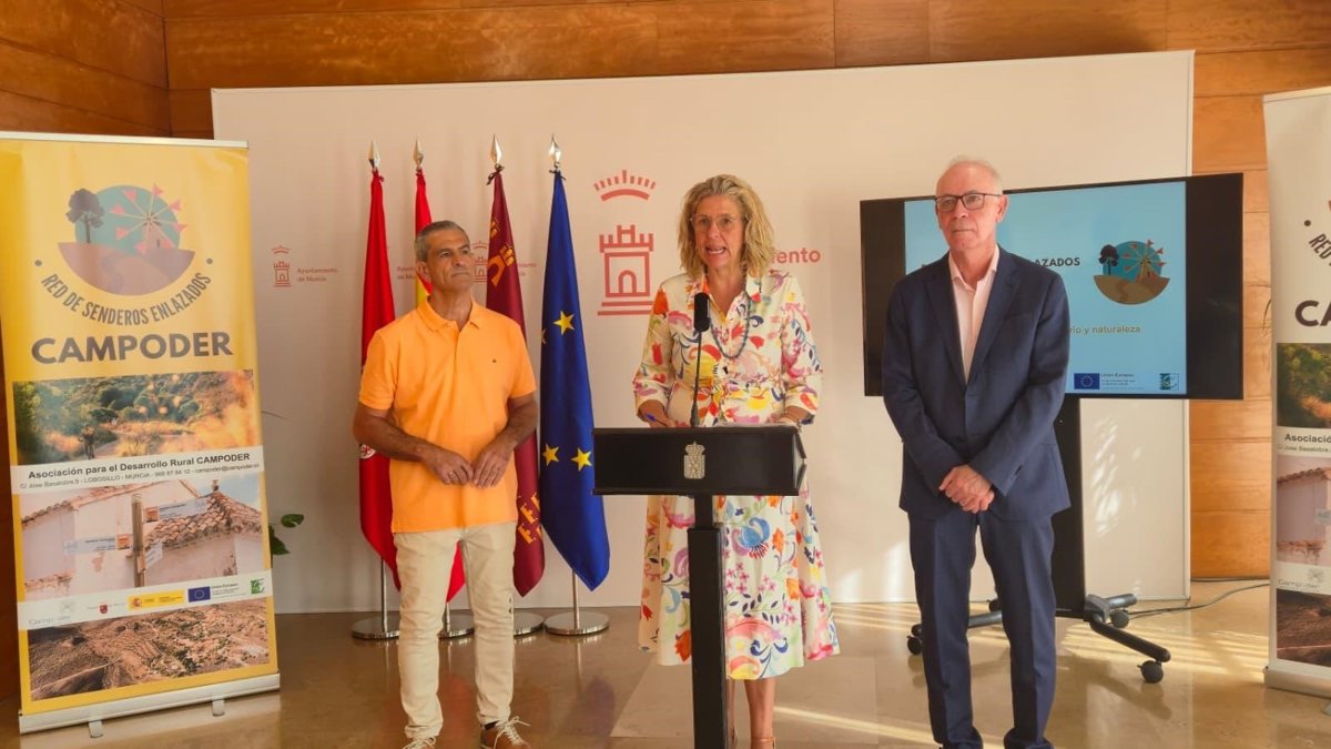 Murcia impulsa  Vive los senderos de Campoder  para promover el turismo sostenible y el empleo en el medio rural