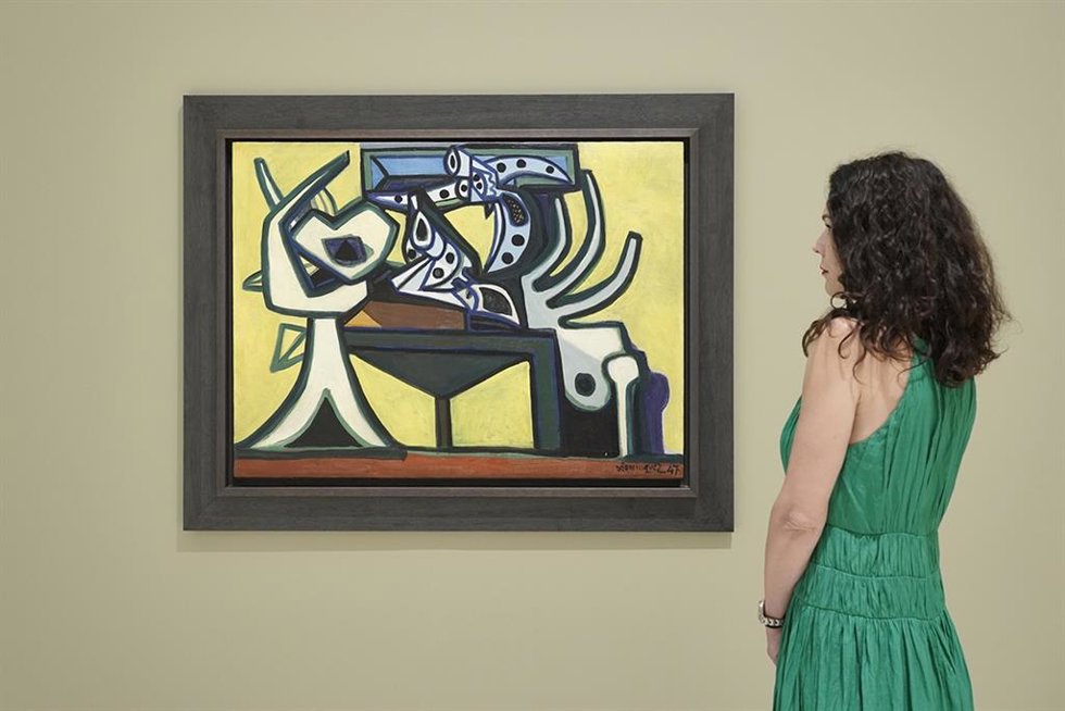 Archivo - Exposición Oscar Domínguez en el Museo Picasso Málaga.