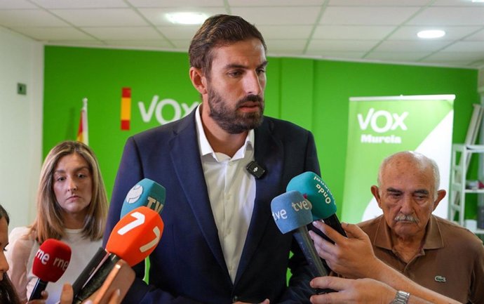 O presidente da Vox na região de Múrcia, José Ángel Antelo