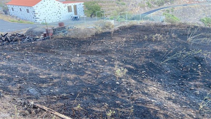 Archivo - Controlado un conato de incendio de rastrojos en la zona de Chipude (La Gomera)