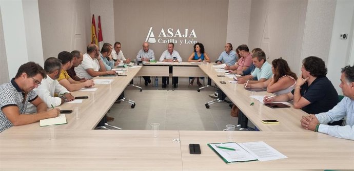 Reunión de la Junta Directiva de Asaja en Castilla y León