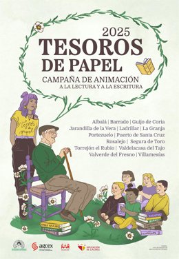 Cartel de la campaña Tesoros de papel