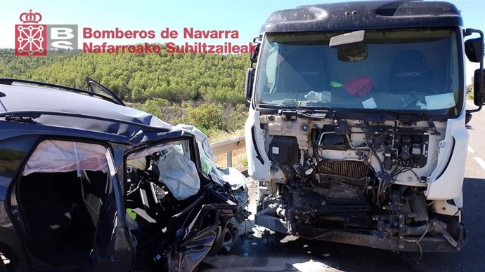 Imagen del accidente.