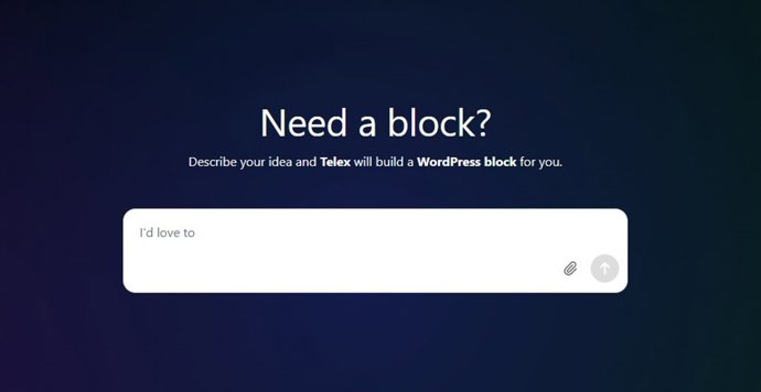 Herramienta Telex para crear bloques de contenido