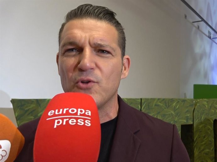 Manu Tenorio, en la presentación de 'Bailando con las estrellas' en el FestVal de Vitoria