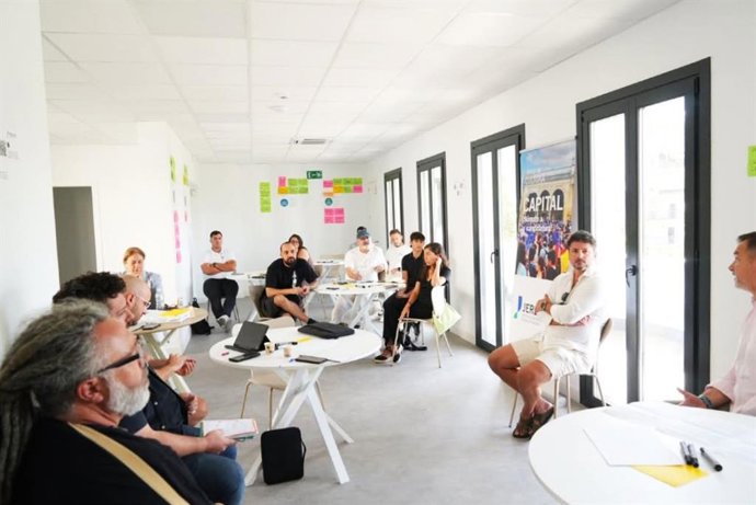 Celebración de una de las ágoras con motivo de la candidatura de Jerez 2031, Capital Europea de la Cultura.