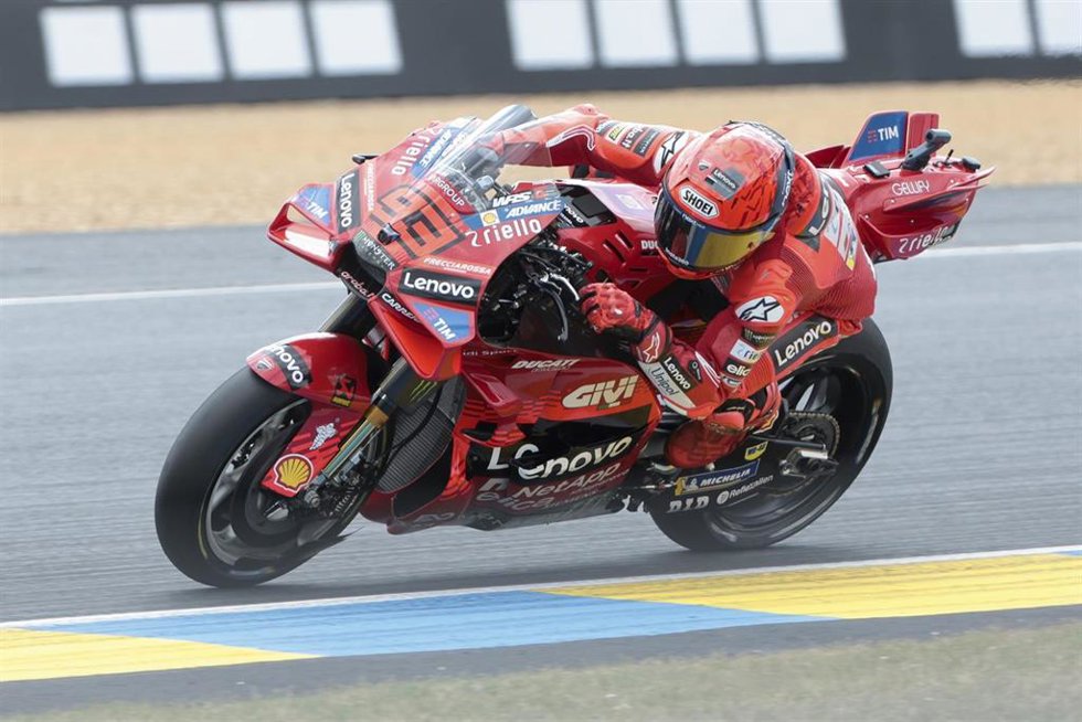 Archivo - Marc Márquez durante el Gran Premio de Francia 2025