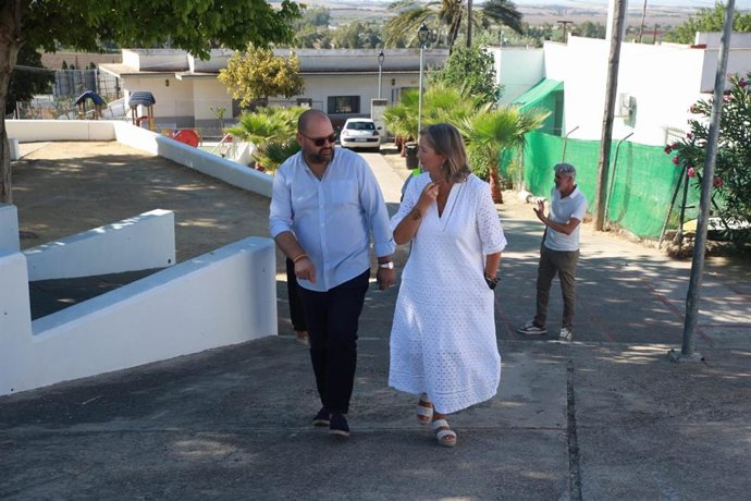 Javier Bello con Ana Bertón.