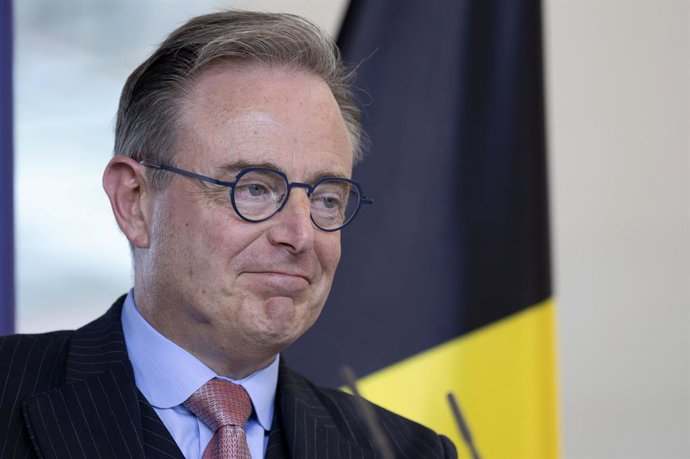 August 26, 2025, Berlin, Berlin, Deutschland: Bart de Wever beim Empfang des Premierministers von Belgien mit militärischen Ehren zu einem gemeinsamen Gespräch mit dem Bundeskanzler und anschlieÃendem Pressestatement im Bundeskanzleramt. Berlin, 26.08.20