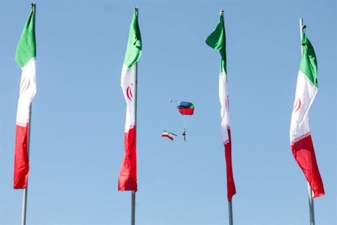 Archivo - Celebración anual del día de las Fuerzas Armadas de Irán al sur de la capital, Teherán