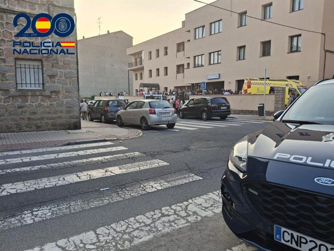 Un momento de los altercados que se produjeron en Ávila el pasado 21 de agosto.