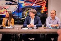 La ejecutiva de Junts aborda la reunión Illa-Puigdemont y hace balance del acuerdo de Bruselas
