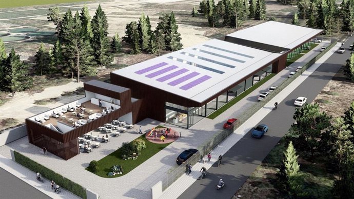 Diseño 3d de un nuevo centro deportivo en Valdelagrana