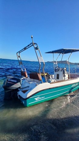 Patera llegada a la isla de Ibiza.