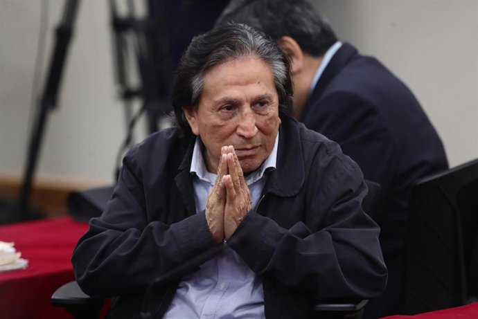 Archivo - Lectura de sentencia a Alejandro Toledo, expresidente de Perú 