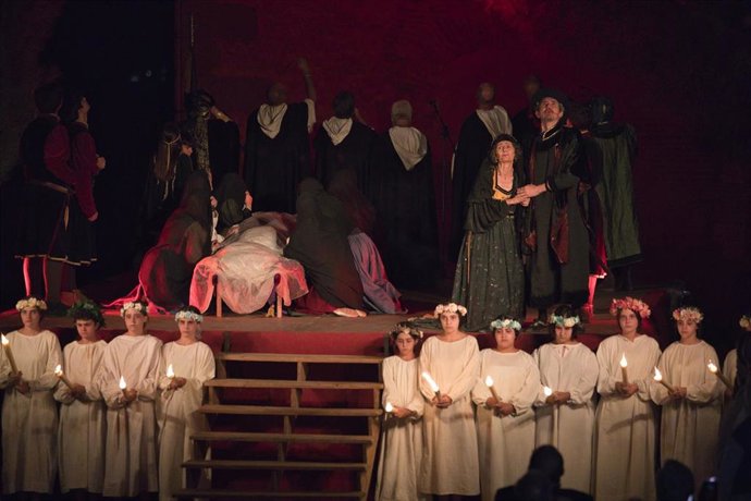 Festival Celestina, a 30 de agosto de 2025, en Puebla de Montalbán, Toledo, Castilla-La Mancha (España). 