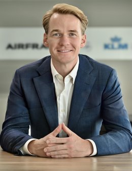Archivo - El nuevo director Comercial para España y Portugal  de Air France-KLM, Bart Vloedbeld.