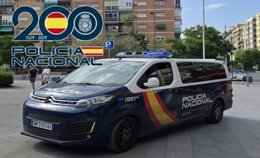 Patrulla del CNP en Granada