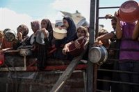 Las autoridades de Gaza elevan a 370 los palestinos muertos de hambre por la ofensiva de Israel