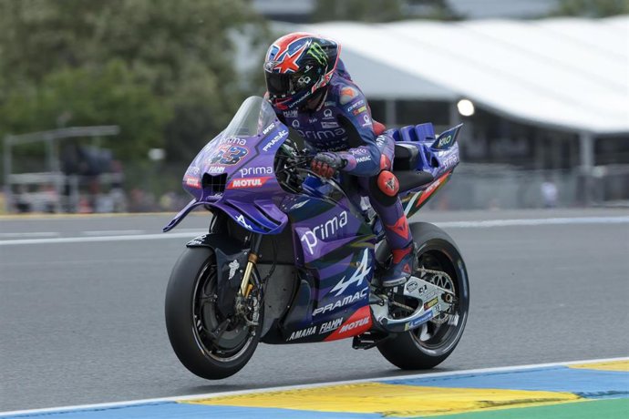 Archivo - El piloto australiano Jack Miller durante el Gran Premio de Francia de 2025