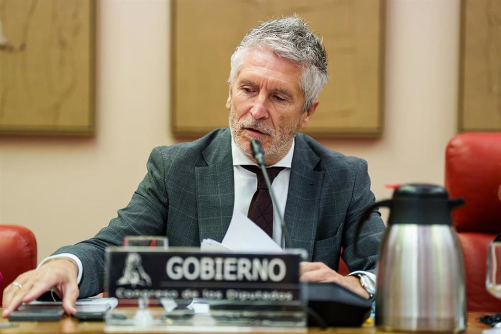 El ministro de Interior, Fernando Grande-Marlaska, 