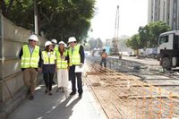 La Junta finalizará este mes los muros pantalla del primer tramo de la prolongación del Metro de Málaga