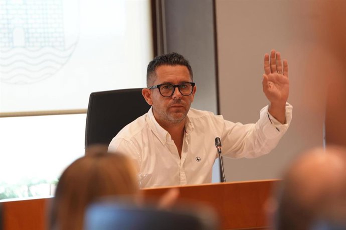 El alcalde de Ibiza, Rafa Triguero, en el pleno de este jueves