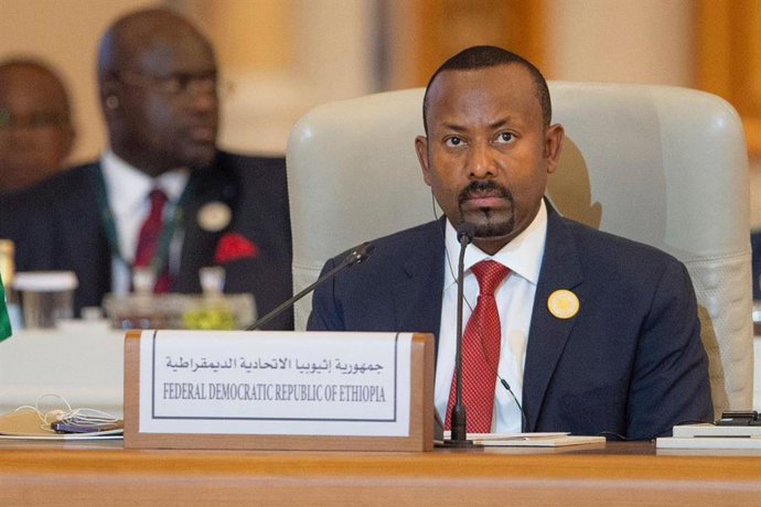 Archivo - El primer ministro de Etiopía, Abiy Ahmed, durante una cumbre en Arabia Saudí en noviembre de 2023 (archivo)