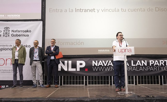 Inauguración de la Navarra LAN Party.