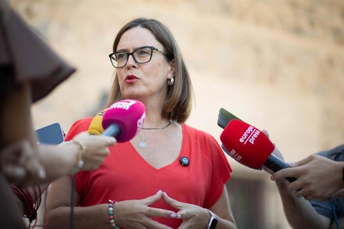 La consejera portavoz del Gobierno de C-LM, Esther Padilla.