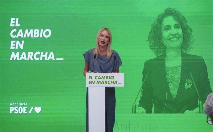 La secretaria de Educación del PSOE-A, Patricia Alba, en una imagen de archivo.