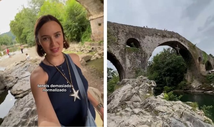 Una joven de Texas alucina con Asturias: "Tenéis demasiado normalizado esto"