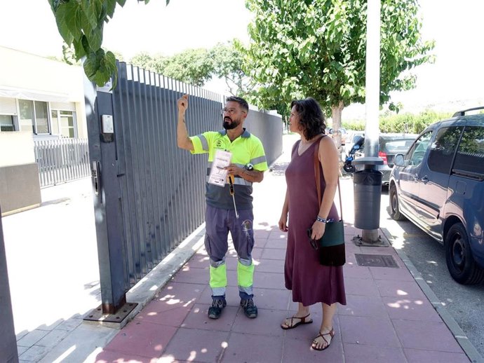 La concejala de Educación, María Tornel, visita las escuelas infantiles municipales de Santomera