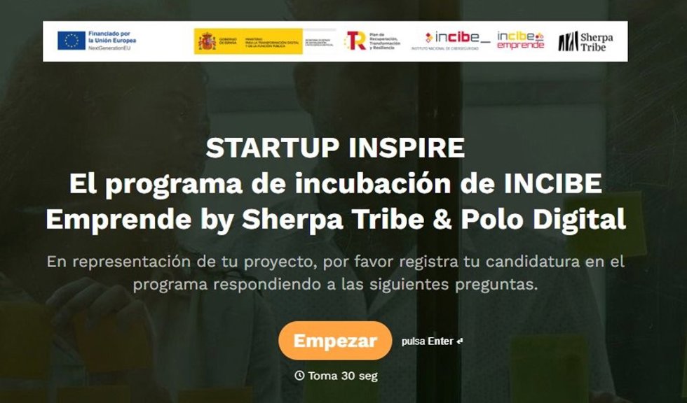 Imagen promocional de Startup Inspire.