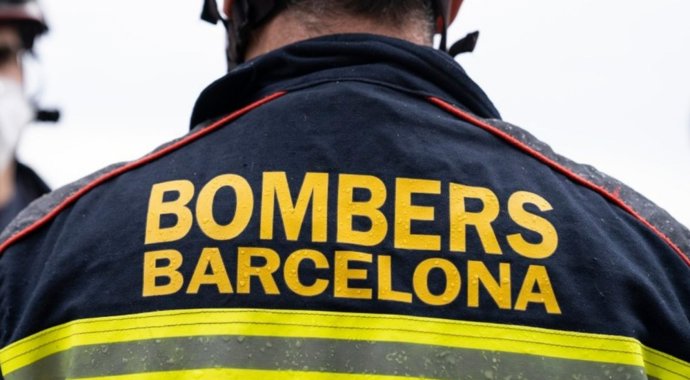 Imatge d'un bomber de Barcelona.