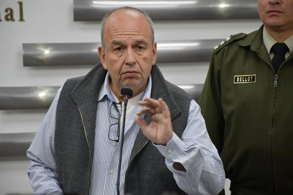 Archivo - El exministro de Gobierno de Bolivia Arturo Murillo