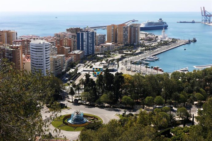 Archivo - Vistas de Málaga.