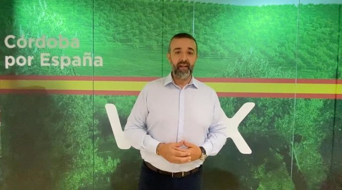 El diputado de Vox en la Diputación de Córdoba, Rafael Saco.