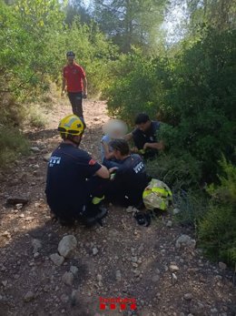 Los Bombers de la Generalitat localizan en buen estado a la mujer de 71 años desaparecida desde el miércoles en Rasquera (Lleida)