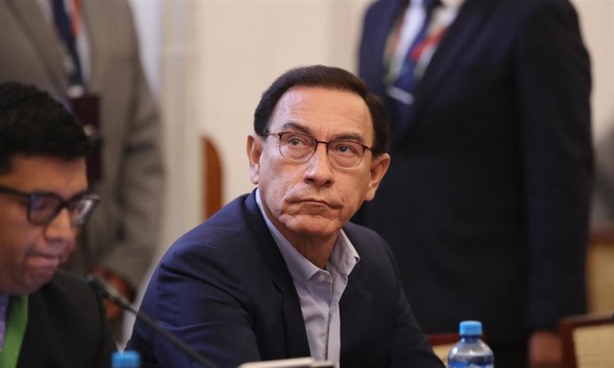 Archivo - El expresidente de Perú Martín Vizcarra