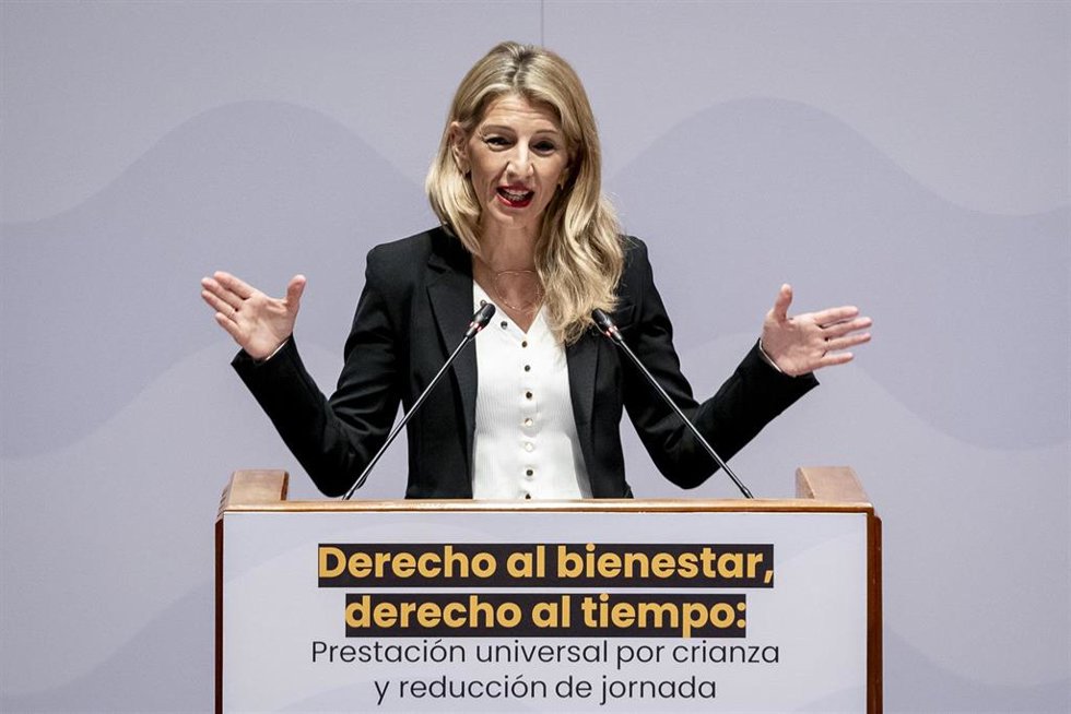 Archivo - La vicepresidenta segunda y ministra de Trabajo y Economía Social, Yolanda Díaz